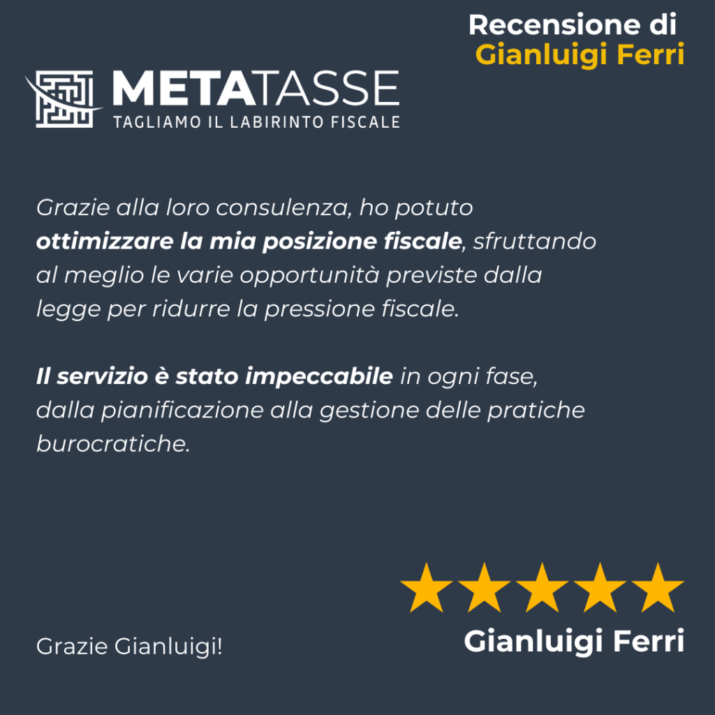 Recensione Metatasse Gianluigi Ferri